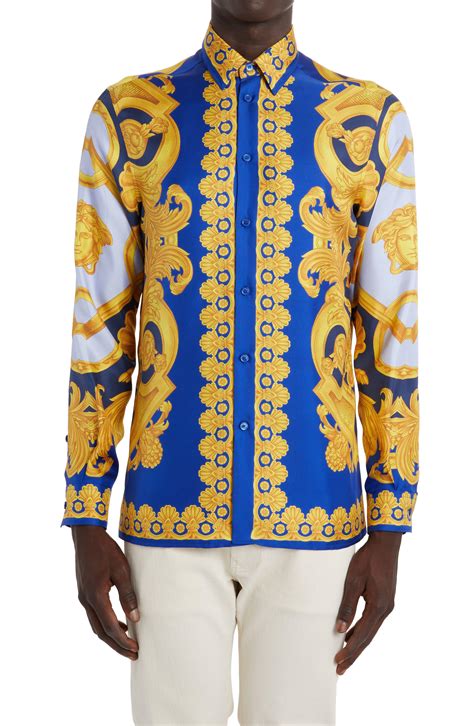 cheap mens versace shirts|versace men's button shirts.